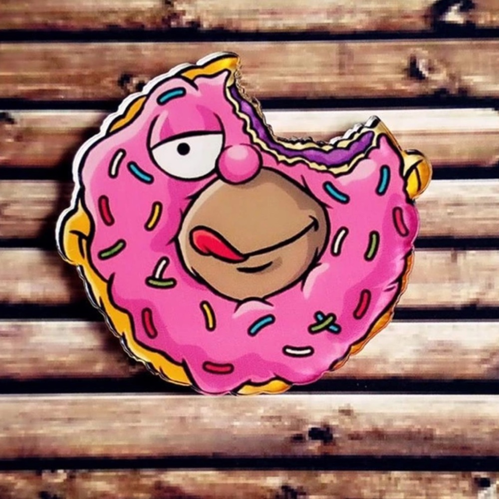 Homer Simpson Brooch