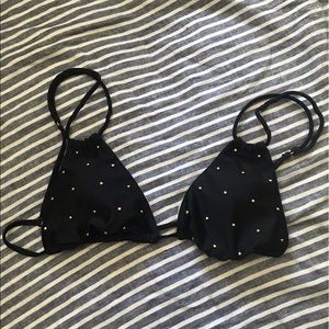 Amuse Society bikini top studded round