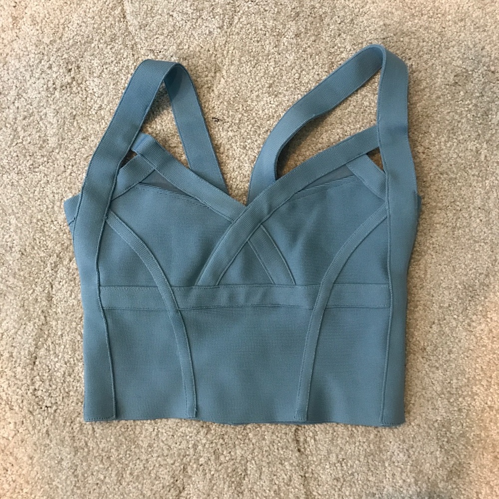 Urban Outfitters Bandage Wrap Crop Top