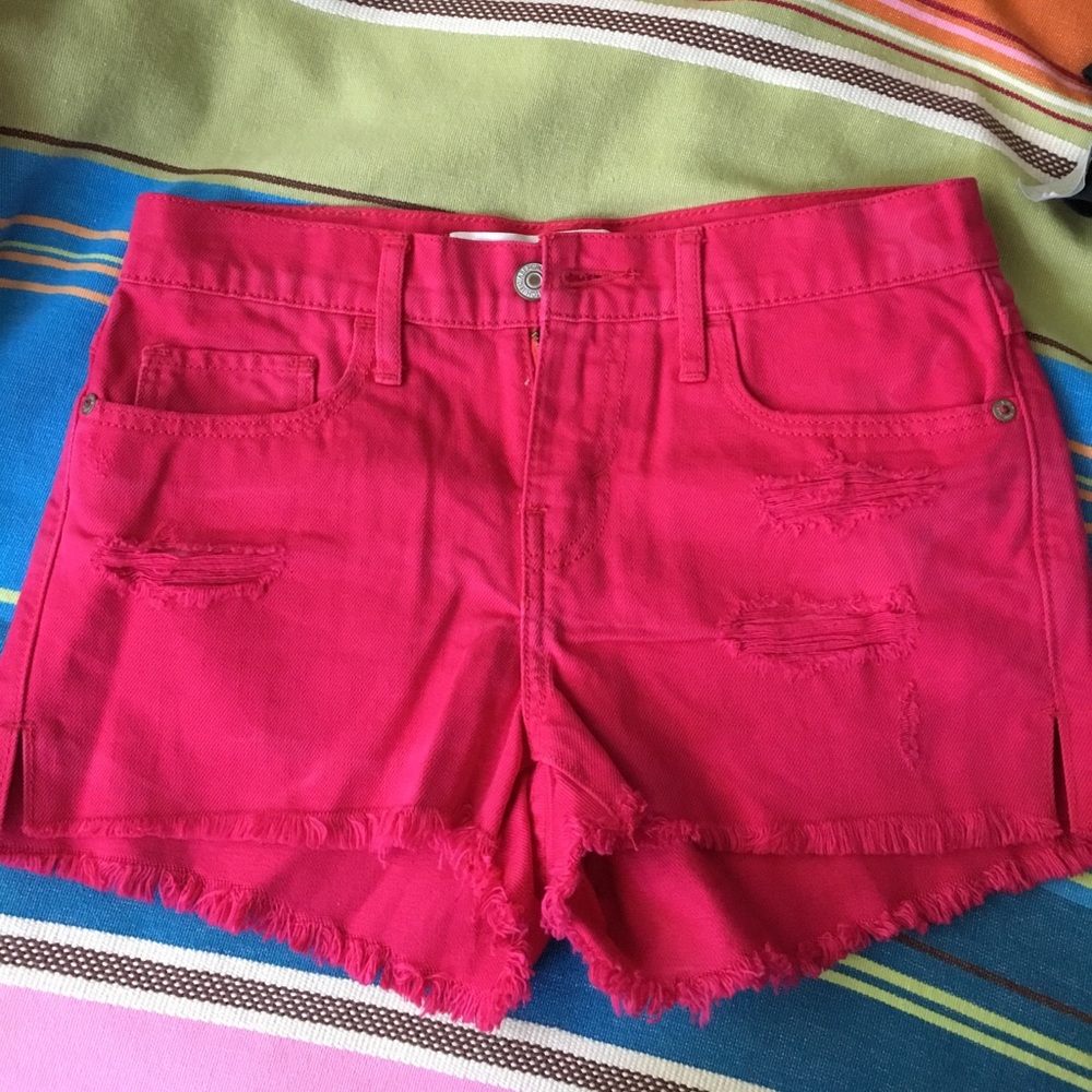 A&F high-waisted shorts