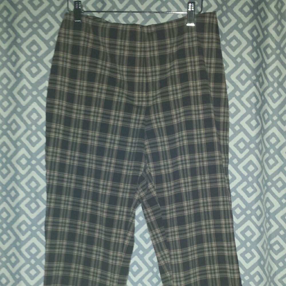 Checkered light weight pants
