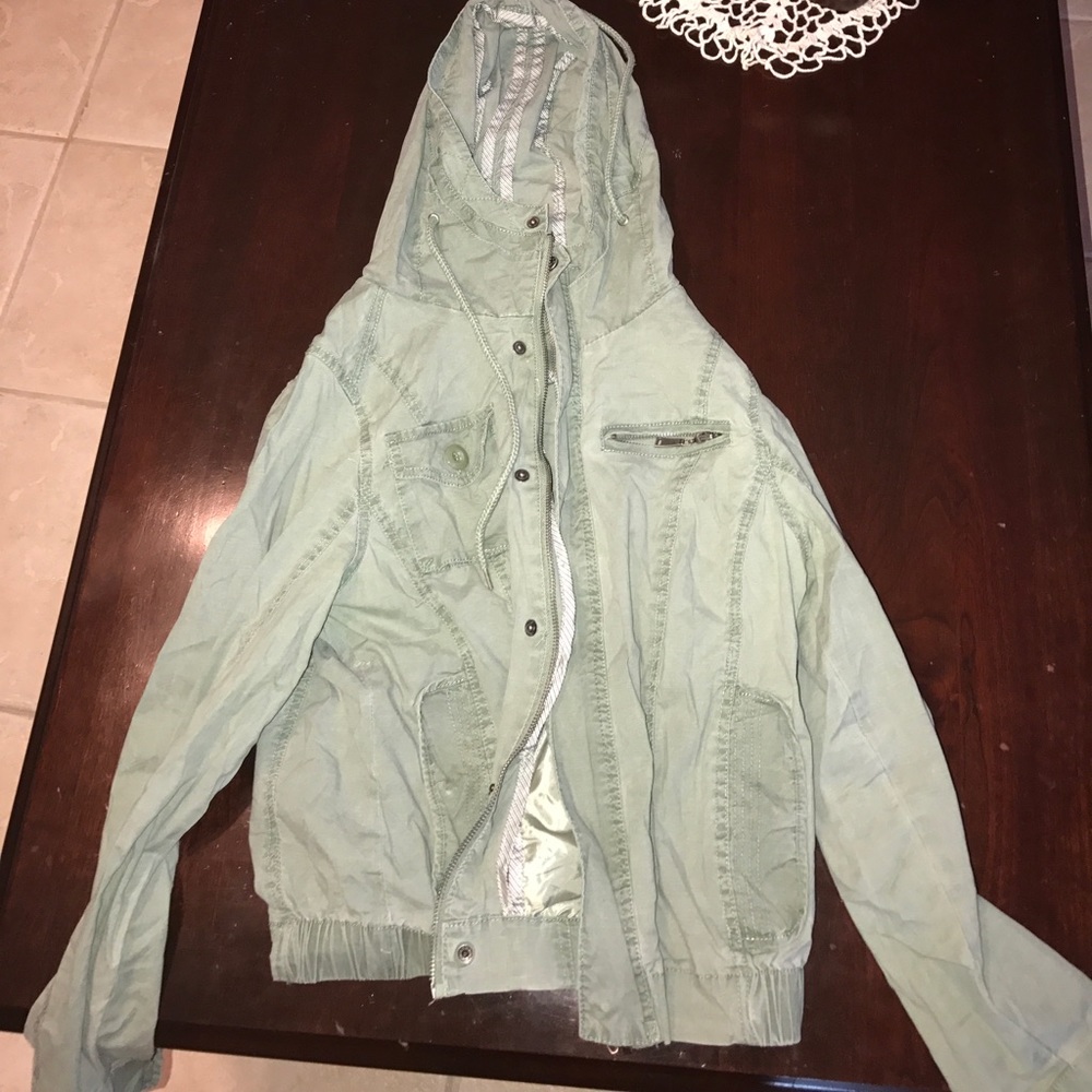 Olive green jacket