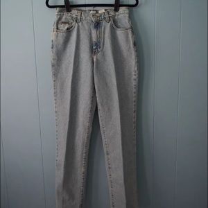 Vintage Calvin Klein High Waisted Light Wash Jeans