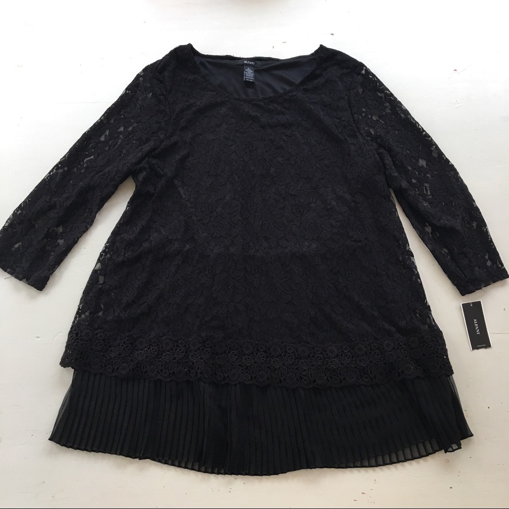 Alfani stretch lace tunic