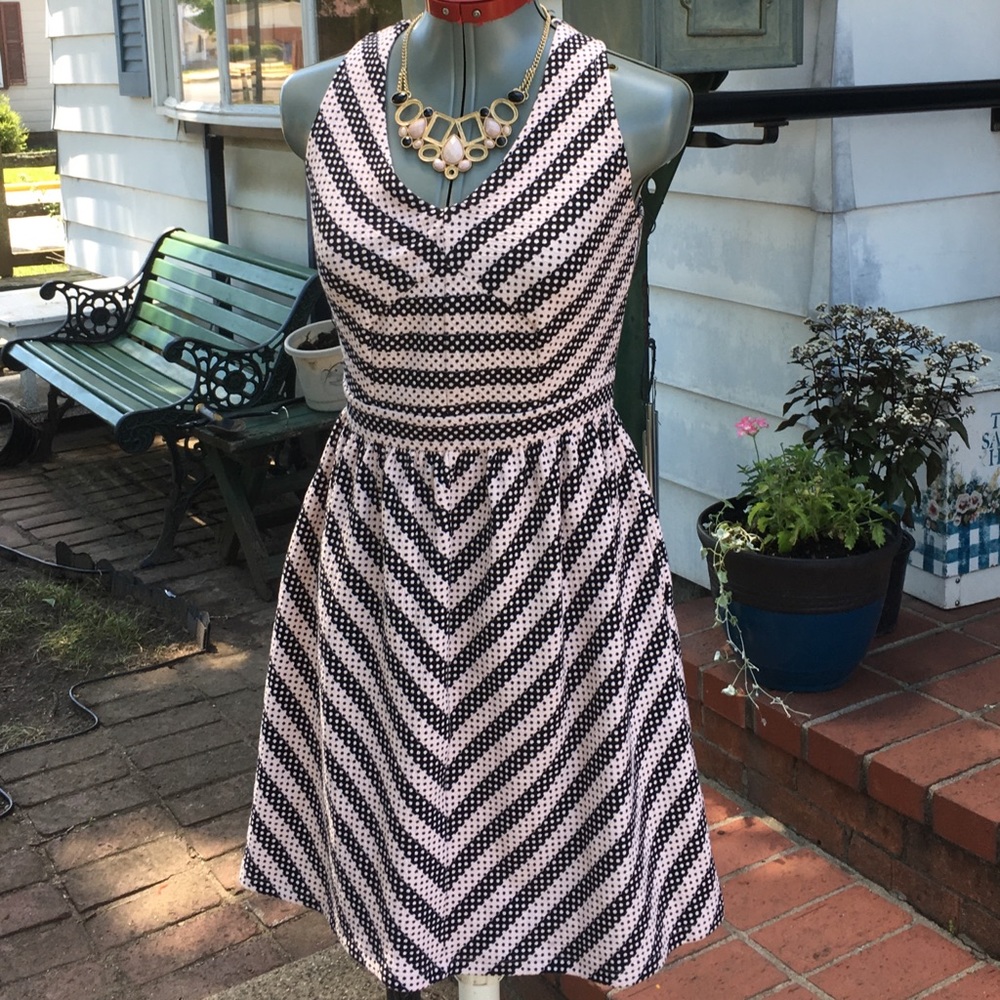 Pink & Black Dress by Madison Jules Size S. NWOT