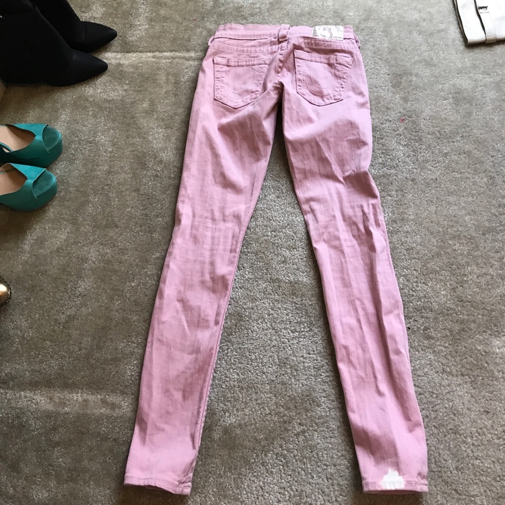 True Religion Women's Pink Jeans