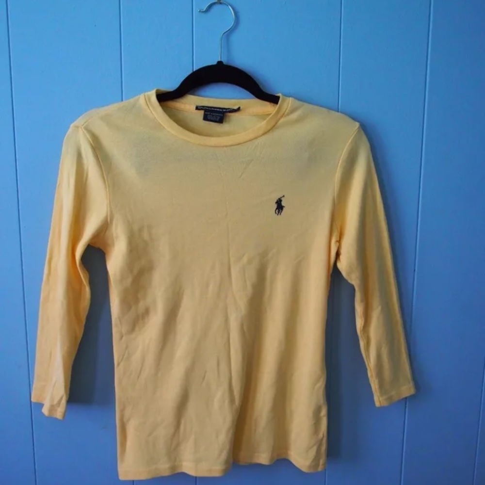 Ralph Lauren Sport Fitted 3/4 Sleeve Tee