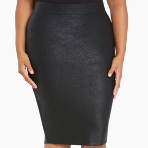 🖤Host Pick🖤 Torrid Black Ponte Pencil Skirt Sz 1