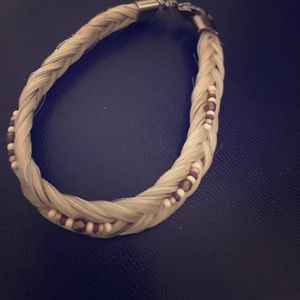 Hand-made horse hair bracelet
