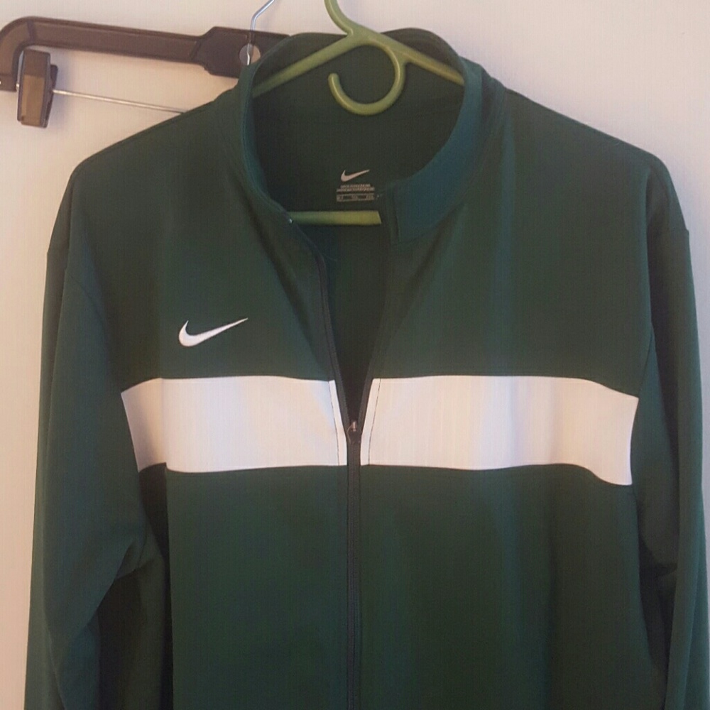 Green nike jacket