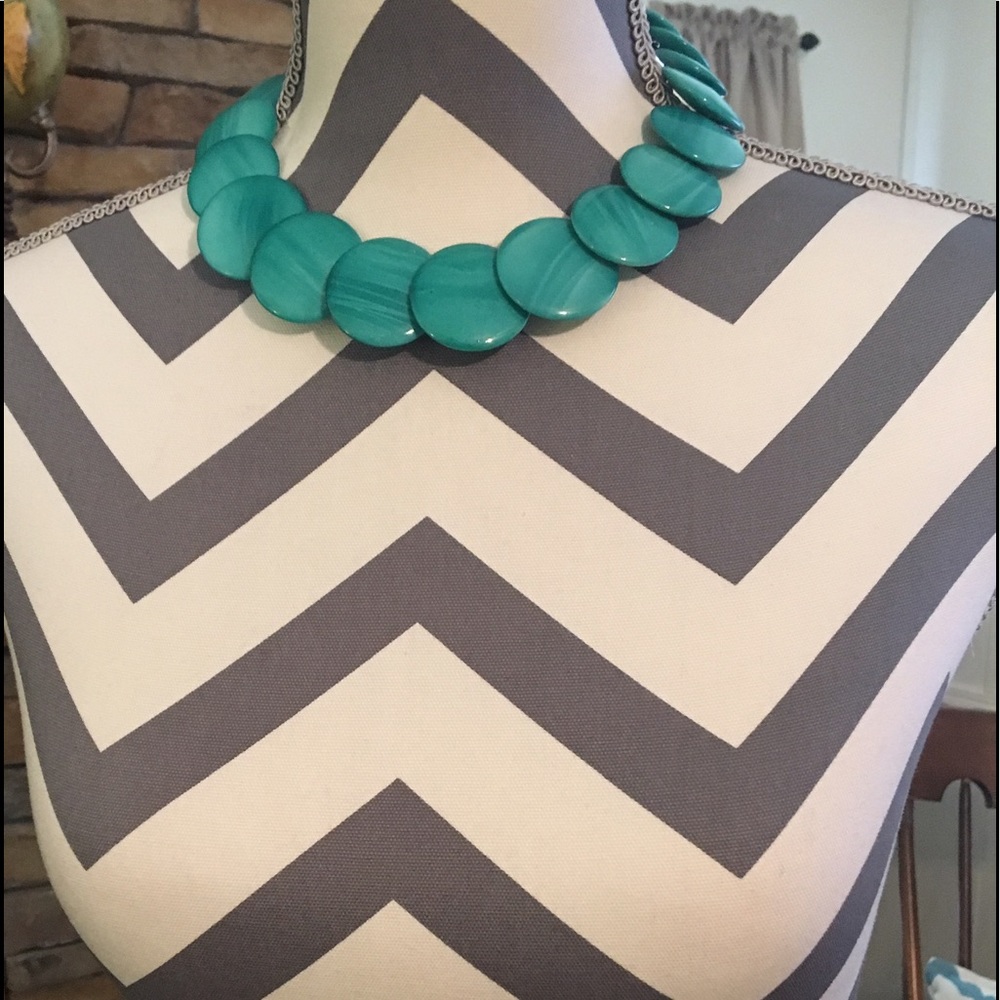 Turquoise Disc Choker