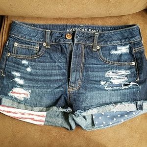 American Eagle USA Jean shorts (High waisted)