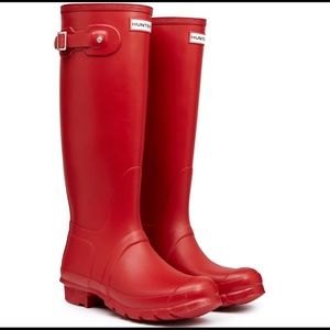 Hunter Red Women's original rain boots