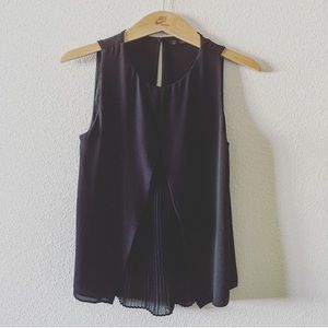 Silky black tank from Zara