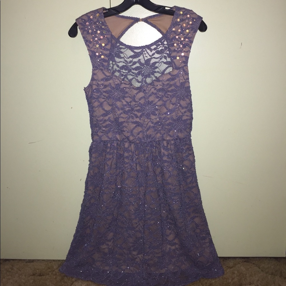 deb sparkly mini dress