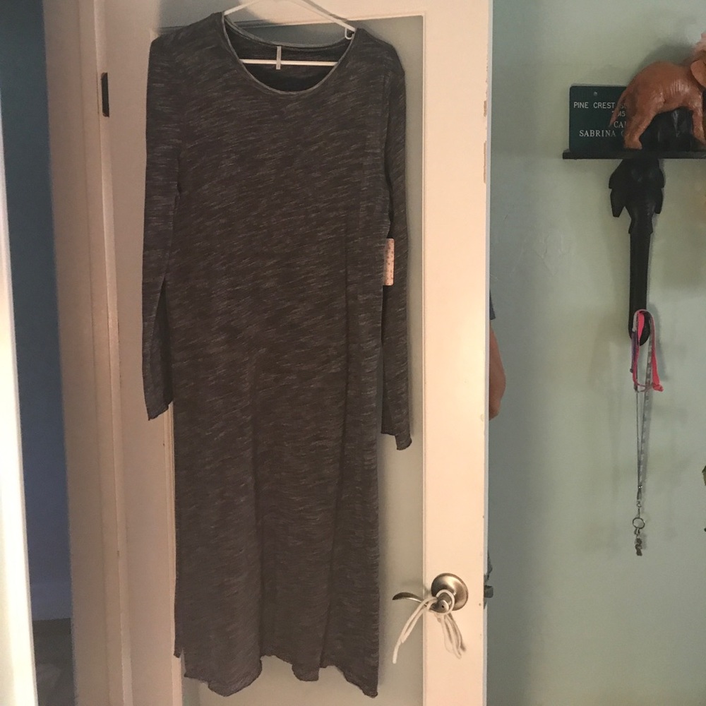 Free people long sweater dress