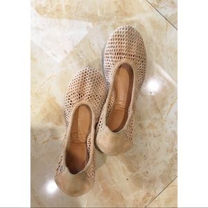 J.Crew Tan Suede Flats