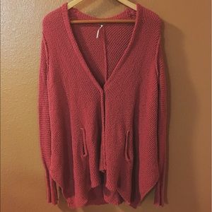 Free People Sharm Hem Cotton Cardigan (PLS READ)