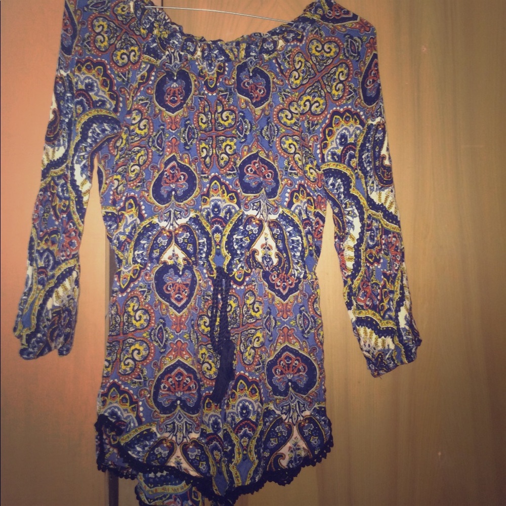 Patterned Romper