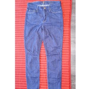 New 7 For All Mankind high waist Skinny Jeans 25