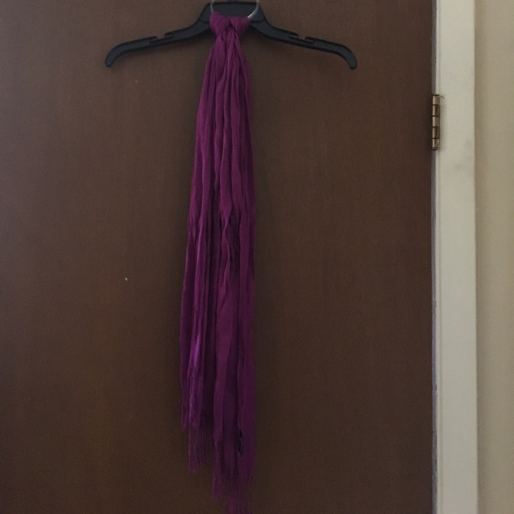 Purple scarf