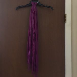 Purple scarf