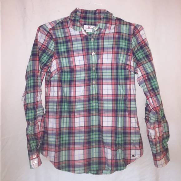 Vineyard Vines half button dress shirt - Picture 1 of 3