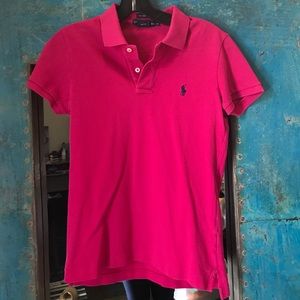 Bright Pink Ralph Lauren Polo