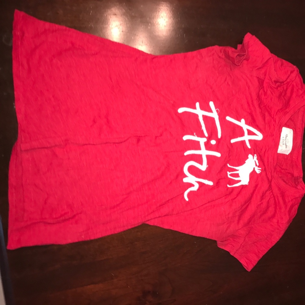 Abercrombie red shirt