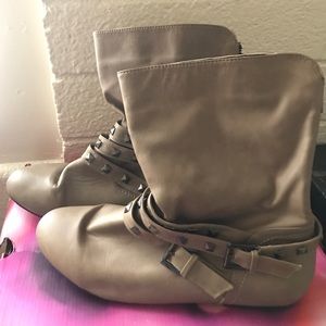 Taupe Booties