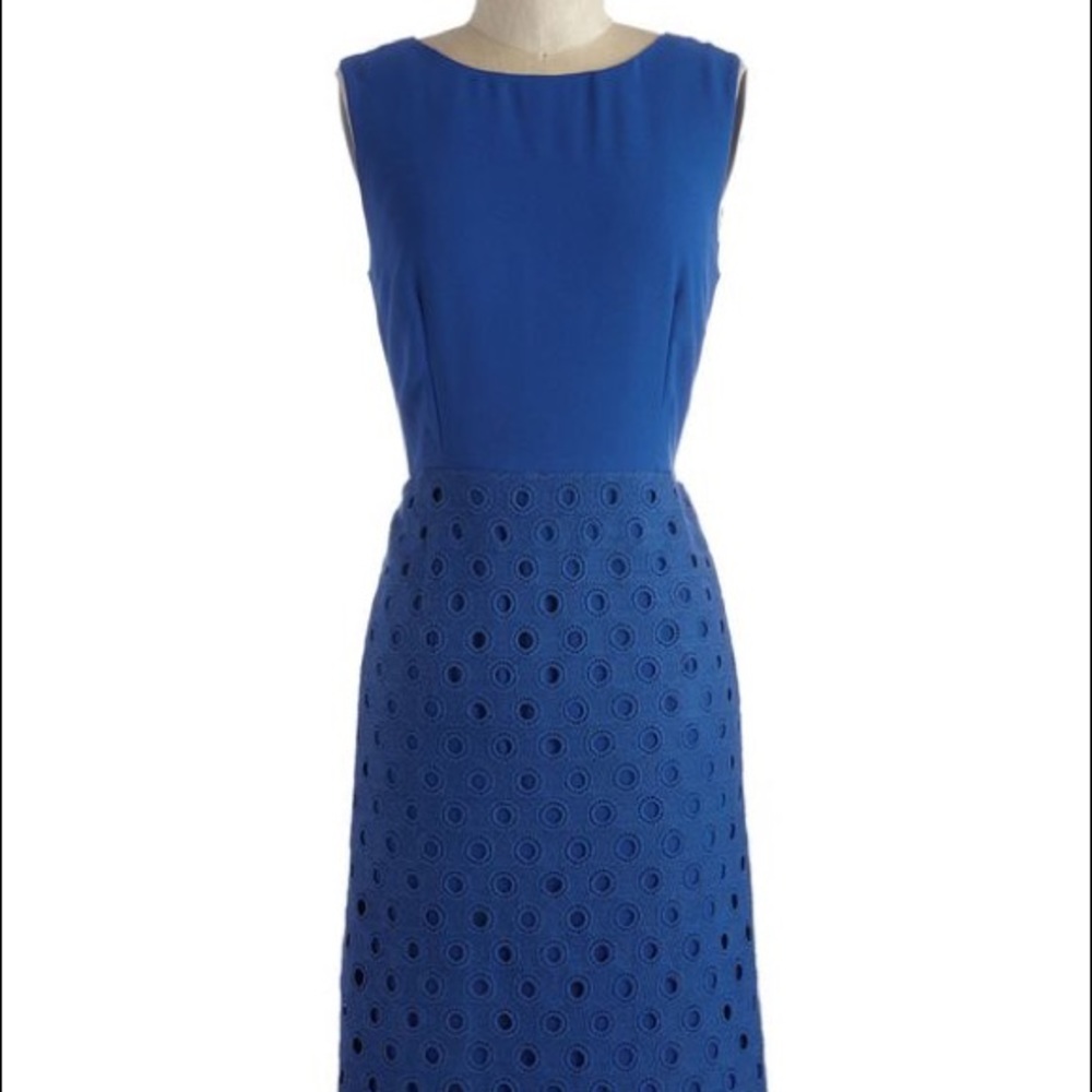 Fact or Diction blue midi dress