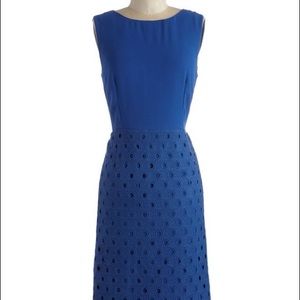Fact or Diction blue midi dress