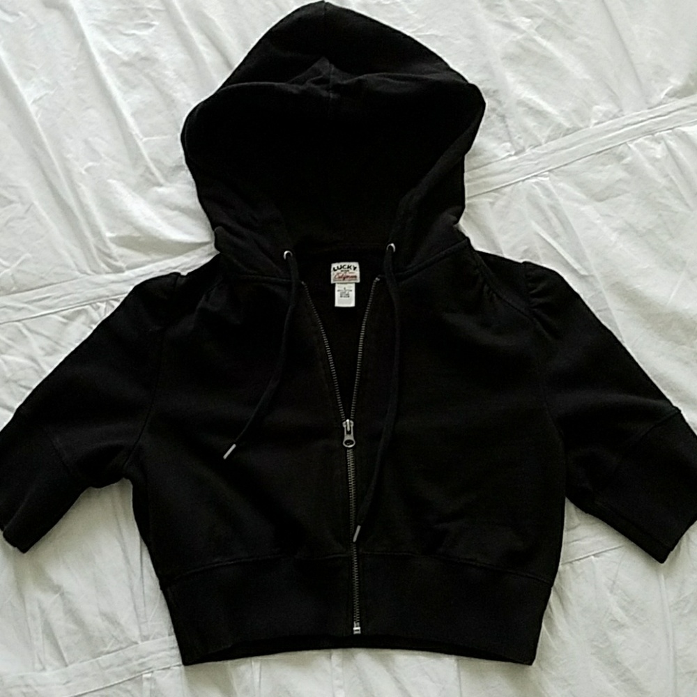 Lucky Brand cropped sweatshirt