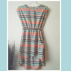 Chevron print dress