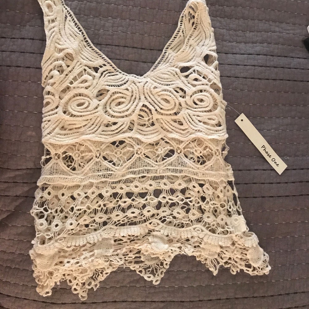 Crochet cover top