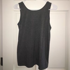 Grey old navy tank top