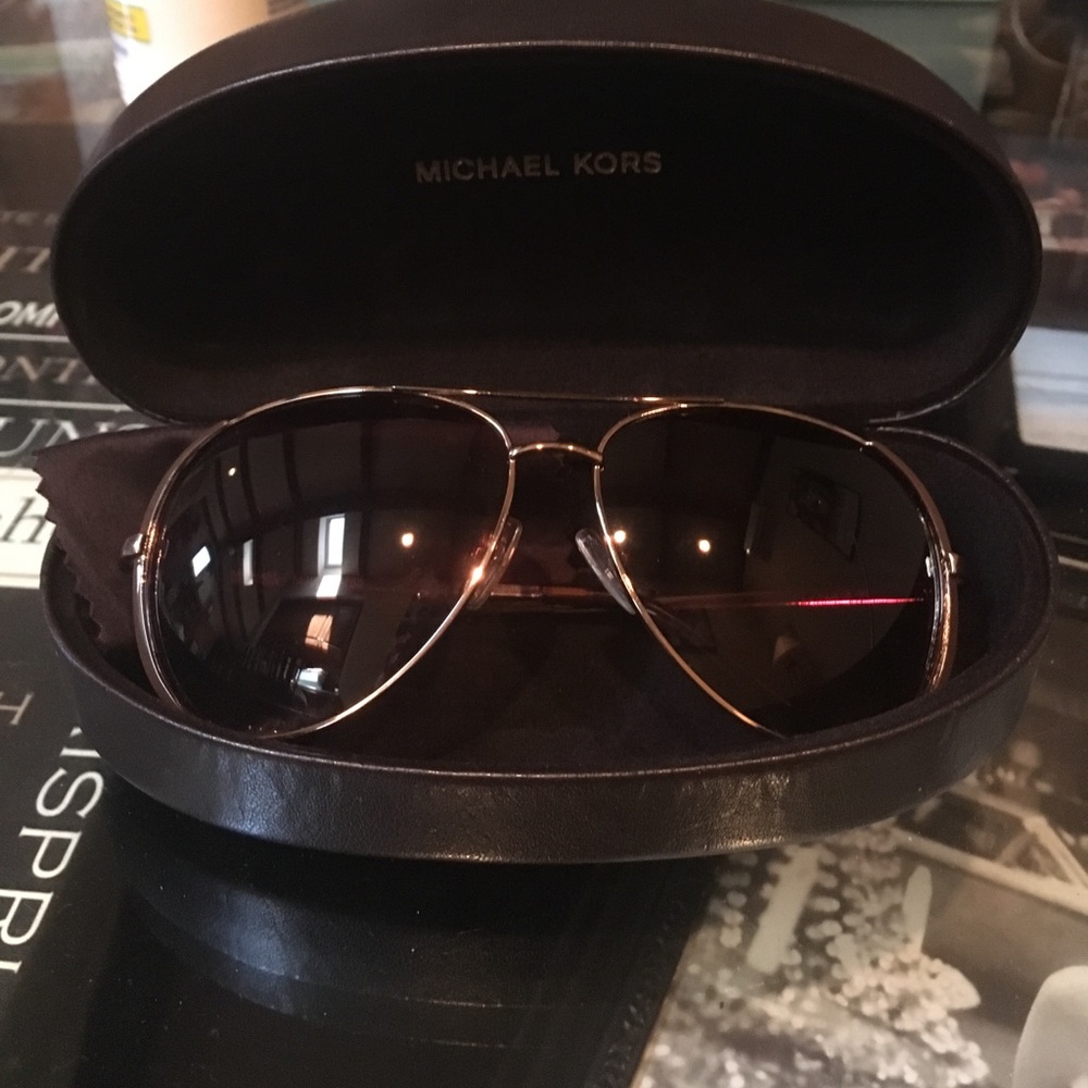 Michael Kors M3001S 780 Aviator Sunglasses,