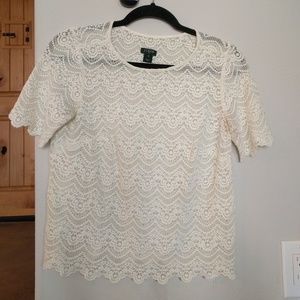 J. Crew Lace Top