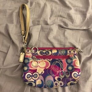 Coach Poppy Wristlet
