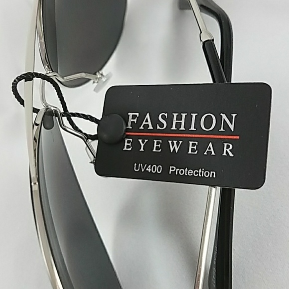 Gray lens Gold frame Aviator women's Sunglasses - Picture 3 of 4