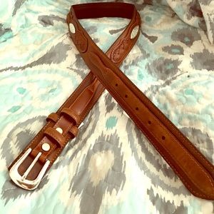 King Ranch leather belt size 36