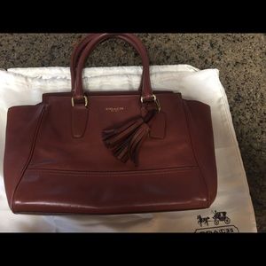 Coach leather purse