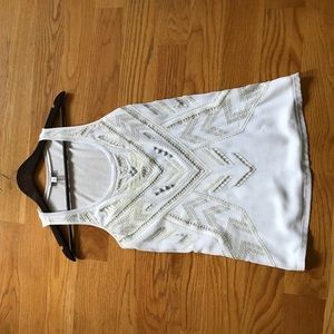 Express White Dressy Tank Top