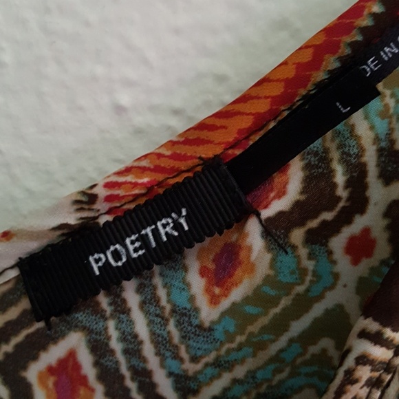 Ruffle crop top by: Poetry(Reposhing) - Picture 2 of 4