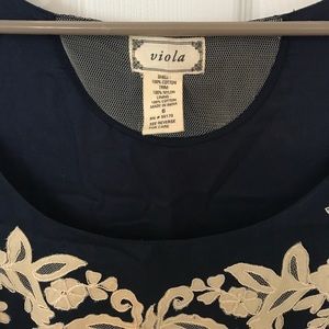 Anthropologie Dresses - Beautiful navy dress Anthropologie Dresses - Beautiful navy dress