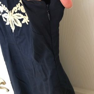 Anthropologie Dresses - Beautiful navy dress Anthropologie Dresses - Beautiful navy dress