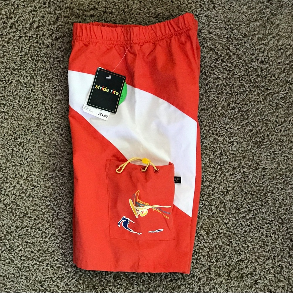 STRIDE RITE BOARD SHORTS / SWIM TRUNKS SIZE 5 NWT