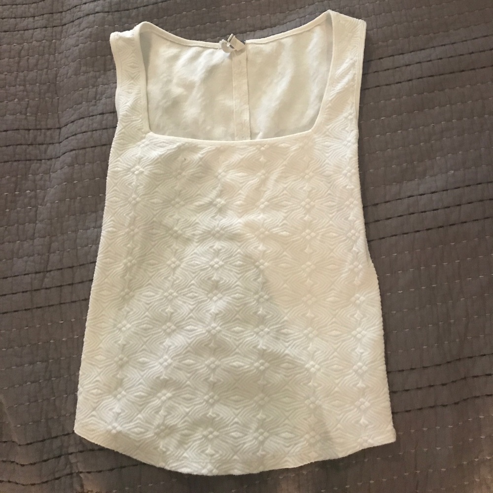 White very elegant free people shirt