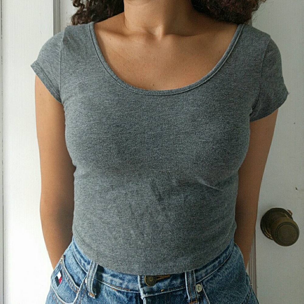 Swoop crop top