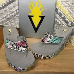 Volatile wedge flips!